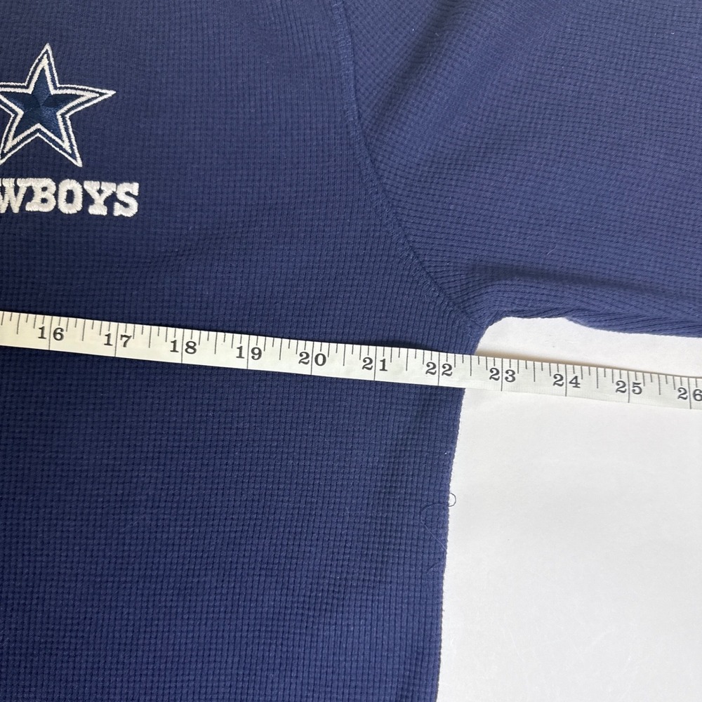 Dunbrooke Dallas Cowboys Mens Size Large Waffle Knit Thermal Henley Shirt NFL - Picture 10 of 11